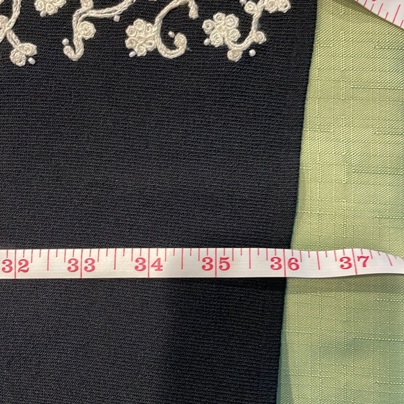 Grace Dane Lewis 2 pc Rayon/Nylon long jacket (XL) and palazzo pant (L). Sheen. - Picture 10 of 14